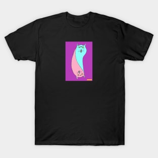 Tail Cats Pink & Blue. T-Shirt